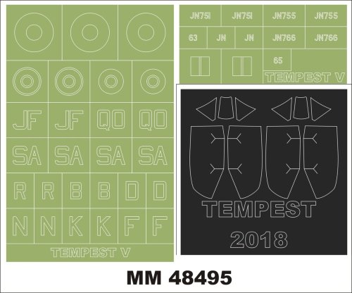 Przejdź do produktu MONTEX MM48495 - 1:48 Tempest Mk. V