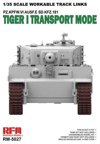 Przejdź do produktu RYE FIELD MODEL 5027 - 1:35 Tiger I Transport Mode Workable Track Links