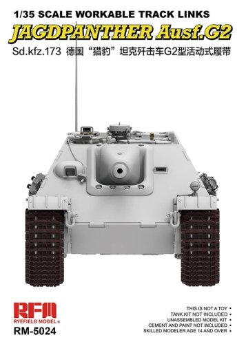 Przejdź do produktu RYE FIELD MODEL 5024 - 1:35 Jagdpanther G2 Workable Track Links