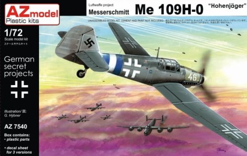 Przejdź do produktu AZ MODEL AZ 7540 - 1:72 Messerschmitt Me 109H-0 Hohenjager