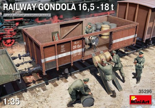 Przejdź do produktu MINIART 35296 - 1:35 Railway Gondola 16,5 -18t