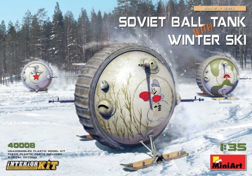 Przejdź do produktu MINIART 40008 - 1:35 Soviet Ball Tank w/winter ski w/interior