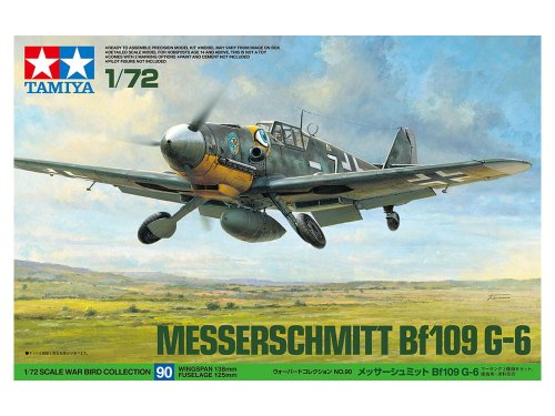Przejdź do produktu TAMIYA 60790 - 1:72 Messerschmitt Bf 109 G-6
