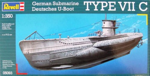 Przejdź do produktu REVELL 05093 - 1:350 German Submarine Type VII C