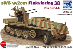 BRONCO CB 35213 - 1:35 sWS w/2cm Flakviering 38