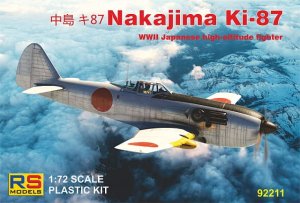 RS MODELS 92211 - 1:72 Nakajima Ki-87