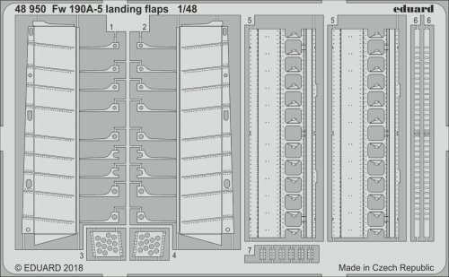 Przejdź do produktu EDUARD 48950 - 1:48 Fw 190A-5 landing flaps