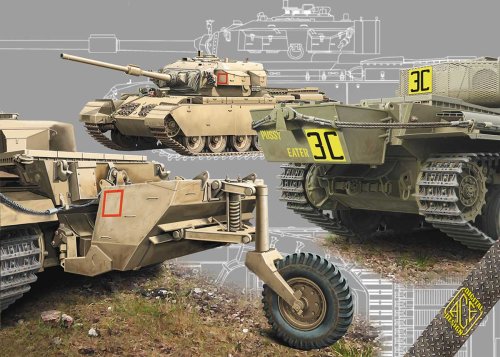 Przejdź do produktu ACE 72428 - 1:72 Long Range Centurion Mk.5LR / Mk.5/1 with external fuel tanks