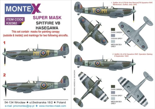 Przejdź do produktu MONTEX K32362 - 1:32 Spitfire Mk.Vb