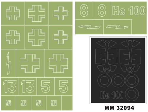 Przejdź do produktu MONTEX MM32094 - 1:32 Heinkel He-100