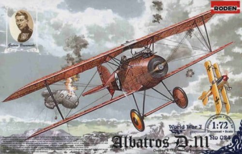 Przejdź do produktu RODEN 024 - 1:72 Albatros D.III oeffag s.153 early