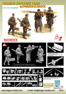 DRAGON 6374 - 1:35 German Antitank Team w/Panzerschreck
