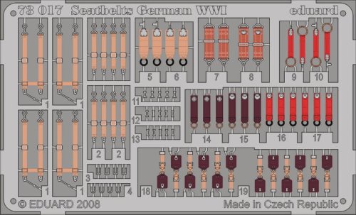 Przejdź do produktu EDUARD 73017 - 1:72 Seatbelts German WWI