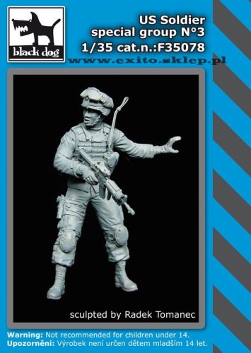 Przejdź do produktu BLACK DOG F35078 - 1:35 US Soldier special group Nr.3