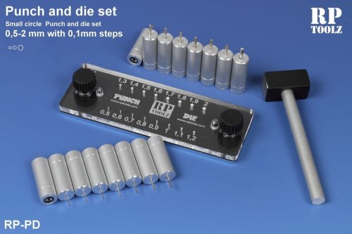 Przejdź do produktu RP TOOLZ RPPD - Zestaw wybijaków okrągłych 0,5-2,0 mm