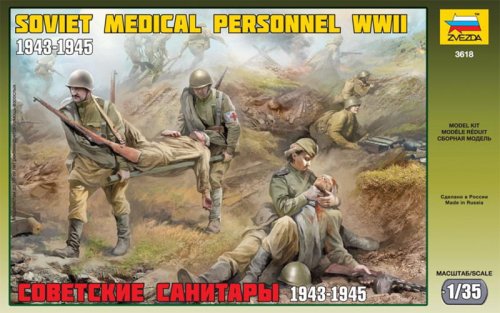 Przejdź do produktu ZVEZDA 3618 - 1:35 Soviet Medical Personnel