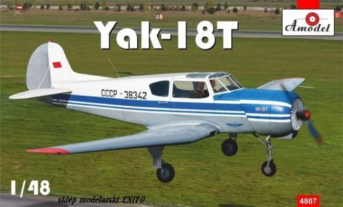Przejdź do produktu AMODEL 4807 - 1:48 Yakovlev Yak-18T