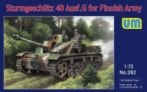 UNIMODELS 282 - 1:72 Sturmgeschutz 40 Ausf. G for Finnish Army