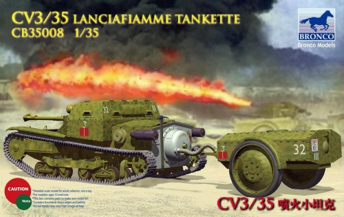 Przejdź do produktu BRONCO CB 35008 - 1:35 CV L3/35 Lanciafiamme Tankette
