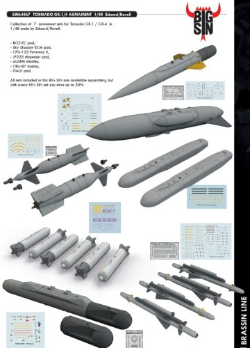 Przejdź do produktu EDUARD SIN64867 - 1:48 Tornado GR.1/4 Armament