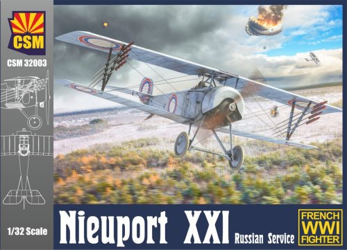 Przejdź do produktu COPPER STATE MODELS CSM 32003 - 1:32 Nieuport XXI  Russian Service
