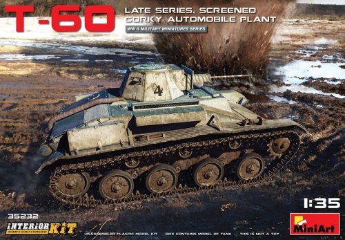Przejdź do produktu MINIART 35232 - 1:35 T-60 Late series Screened (Gorky Automobile Plant) w/ interior kit