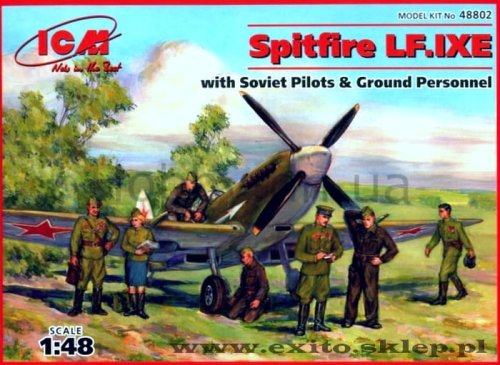 Przejdź do produktu ICM 48802 - 1:48 Spitfire LF.IXE with Soviet Pilots and Ground Personnel