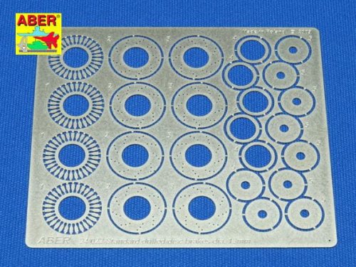 Przejdź do produktu ABER 24022 - 1:24 Standard drilled discs brakes dia. 13mm (Standartowe nawiercane tarcze hamulcowe)
