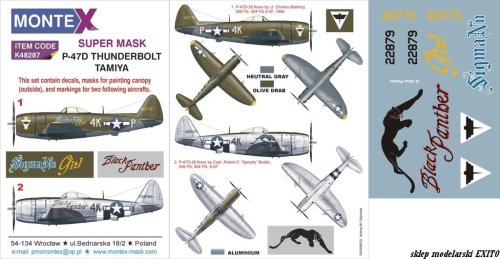 Przejdź do produktu MONTEX K48287 - 1:48 P-47D