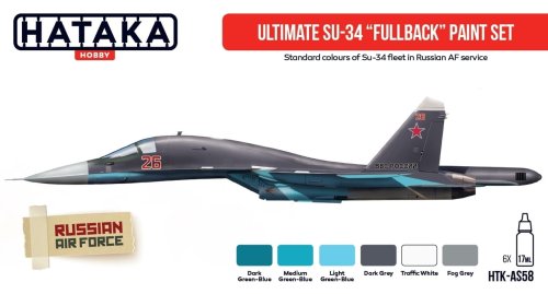Przejdź do produktu HATAKA AS58 - Zestaw farb Ultimate Su-34 Fullback