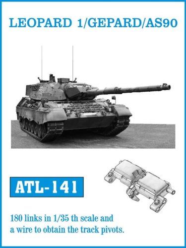 Przejdź do produktu Friulmodel ATL-141 - 1:35 Metalowe gąsienice Leopard 1 / Gepard / AS90