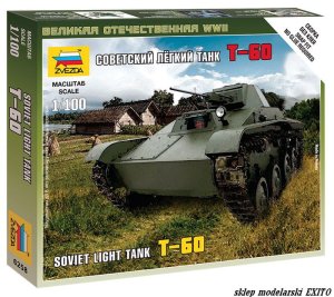 ZVEZDA 6258 - 1:100 T-60 Soviet Light Tank