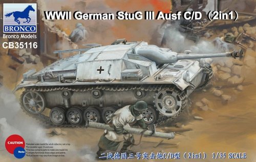 Przejdź do produktu BRONCO CB 35116 - 1:35 StuG III Ausf C/D