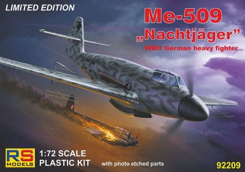 Przejdź do produktu RS MODELS 92209 - 1:72 Me-509 Nachtjager