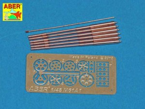 ABER A48050  - 1:48 Set of barrels for 20 mm gun M61A1 used in modern US Force aircrafts