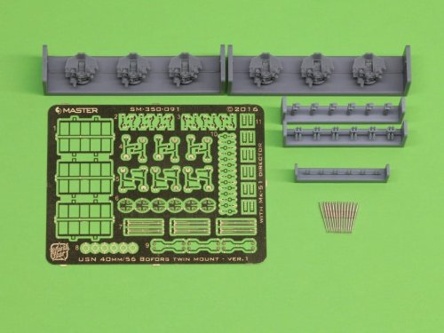 Przejdź do produktu MASTER SM-350-091 - 1:350 Amerykańskie podwójne działko Bofors 40 mm/56 wersja 1