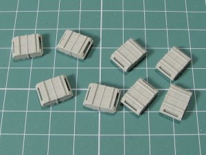 EUREKA XXL E-036 - 1:35 Współczesne rosyjskie skrzynki na amunicję 7,62mm do AK-47, Typ II