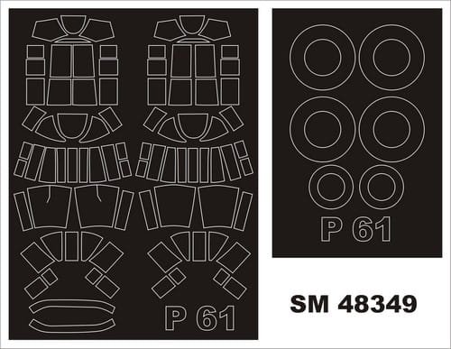 Przejdź do produktu MONTEX SM48349 - 1:48 P-61A Black Widow
