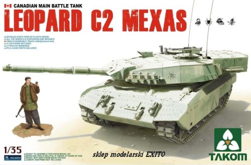 Przejdź do produktu TAKOM 2003 - 1:35 Leopard C2 Mexas - Canadian Main Battle Tank