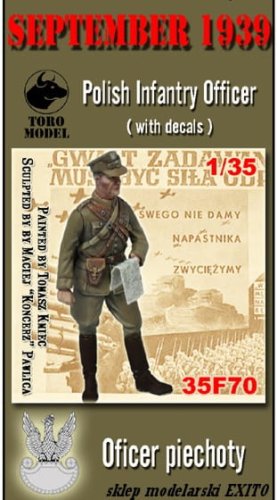 Przejdź do produktu TORO MODEL 35F70 - 1:35 Wrzesień 1939 - Oficer piechoty