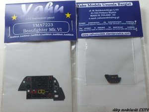YAHU YMA7223 - 1:72 Beaufighter Mk.VI tablica przyrządów