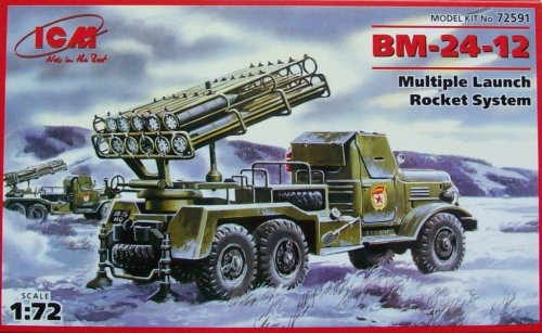 Przejdź do produktu ICM 72591 - 1:72 BM-24-12, Multiple Launch Rocket System on ZiL-157 base