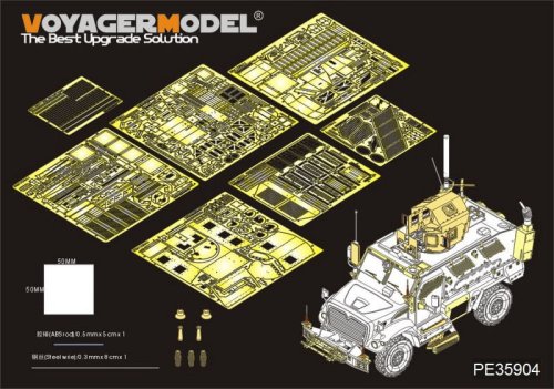 Przejdź do produktu VOYAGER PE35904 - 1:35 Modern US M1235A1 MAXXPRO Dash DXM Photo Etched set