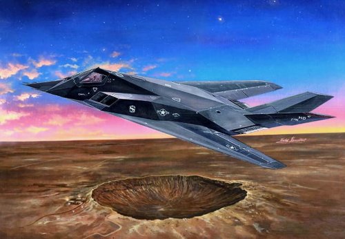 Przejdź do produktu TRUMPETER 03219 - 1:32 F-117A Nighthawk
