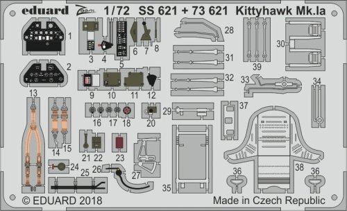 Przejdź do produktu EDUARD SS621 - 1:72 Kittyhawk Mk.Ia