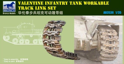 Przejdź do produktu BRONCO AB 3536 - 1:35 Valentine Infantry Tank Workable Track Link Set