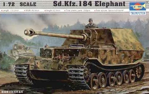 Przejdź do produktu TRUMPETER 07204 - 1:72 Sd.Kfz.184 Elephant
