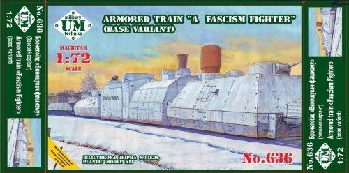 Przejdź do produktu UNIMODELS 636 - 1:72 Armored Train "Fascism Fighter" ( base variant )