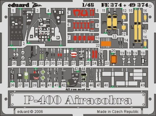 Przejdź do produktu EDUARD FE374 - 1:48 P-39/P-400