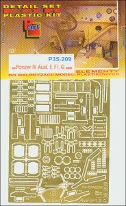 PART P35209 - 1:35 Pz.Kpfw. IV Ausf.F, F1, G
